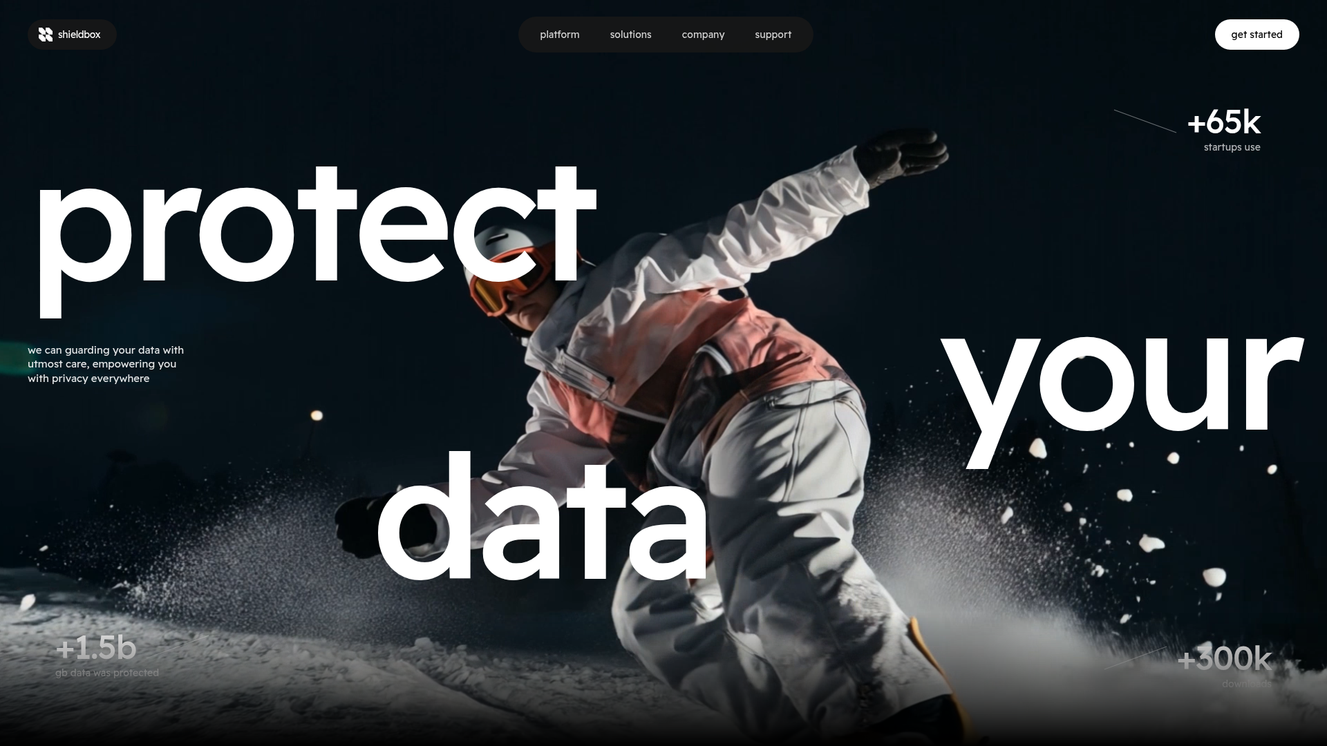 Aperçu du site ShieldBox